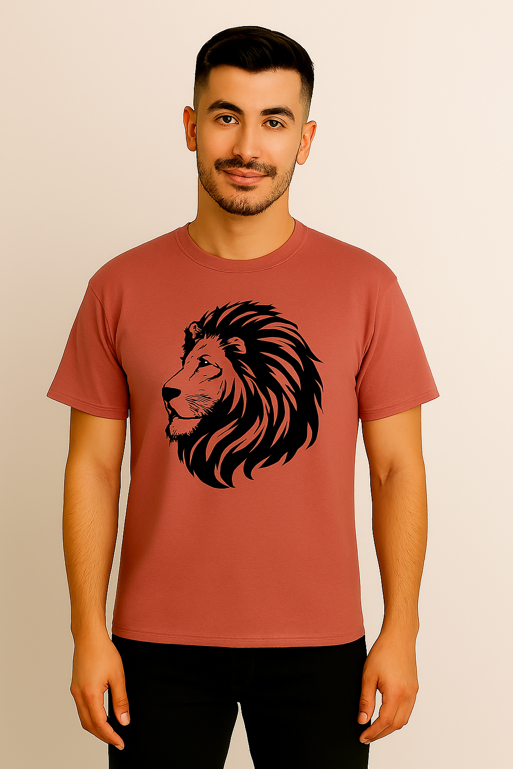 Lion Head Unisex Oversized T-Shirt